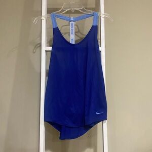 Nike Women's Deep Blue- Strap back- workout top- S- #16